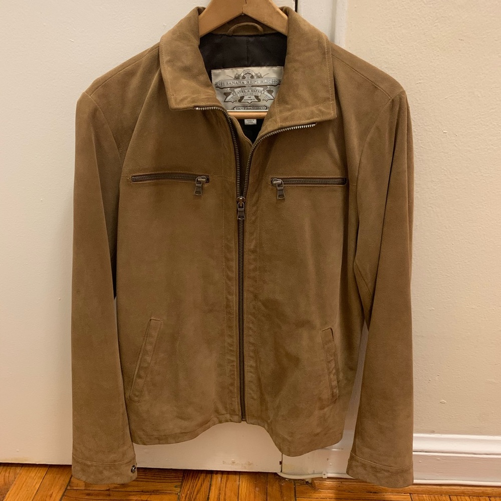 Banana Republic Suede leather jacket, small